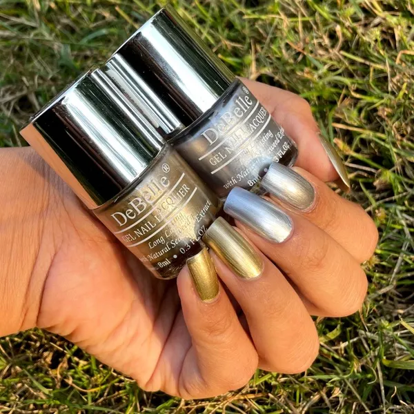 DeBelle_Gel_Nail_Lacquer_Combo_Of_2_Chrome_Gold_And_Chrome_Silver