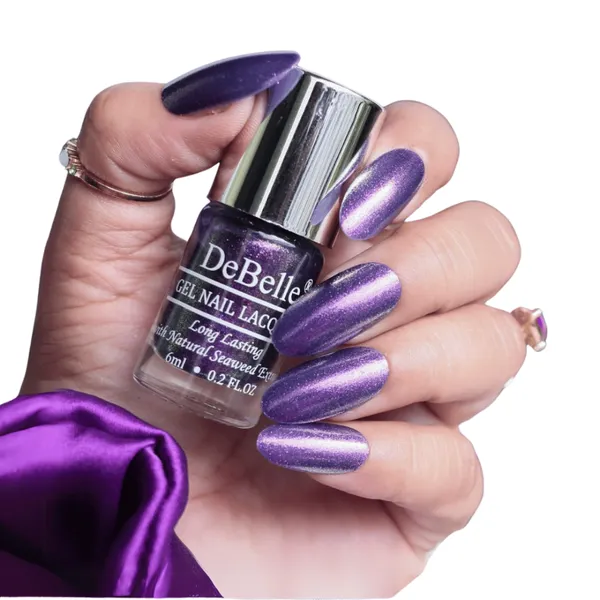 DeBelle_Gel_Nail_Lacquer_Delightful_Daphne_Duo_Holo_Purple_Glitter_Nail_Polish_6_Ml