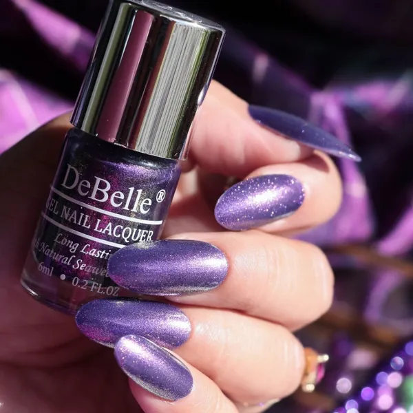 DeBelle_Gel_Nail_Lacquer_Delightful_Daphne_Duo_Holo_Purple_Glitter_Nail_Polish_6_Ml