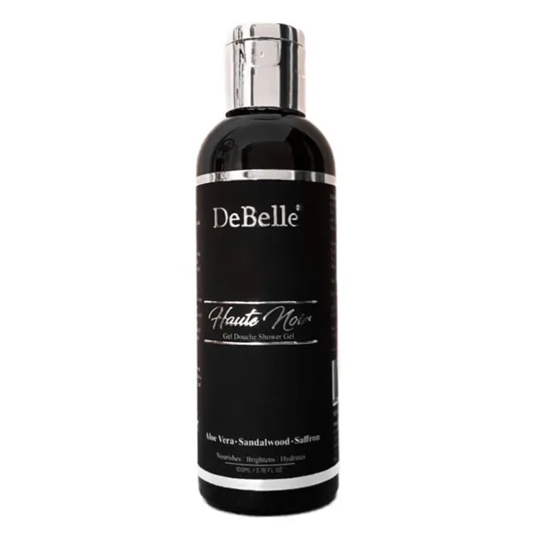 DeBelle_Gel_Douche_Shower_Gel_Haute_Noir_Rose_Water_Saffron_Sandalwood_Oil_100_Ml