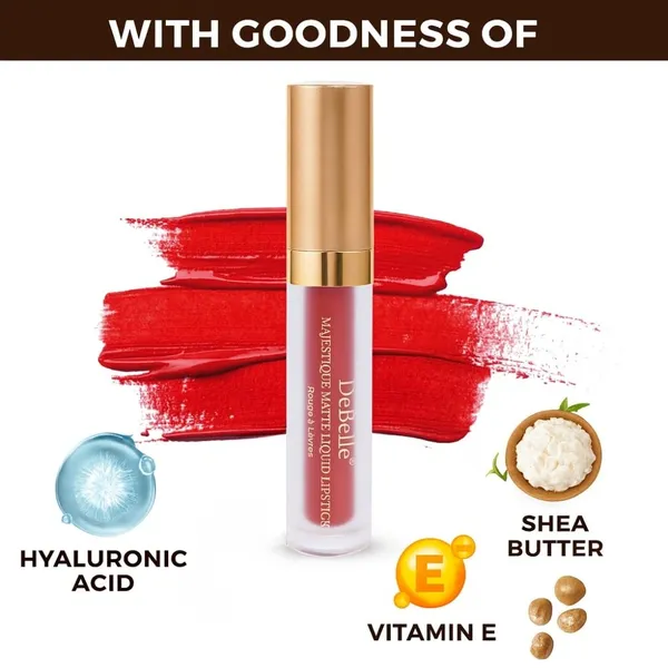 DeBelle_Majestique_Matte_Liquid_Lipstick_Long_Wear_Hyaluronic_Enriched_Transfer_Free_Shade_Luscious_Louise_Suede_Pink_3.5_Ml