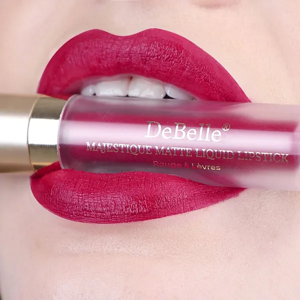 DeBelle_Majestique_Matte_Liquid_Lipstick_Cabernet_Gabrielle_Fuschia_Pink_Enriched_With_Hyaluronic_Acid_And_Shea_Butter_3.5_Ml