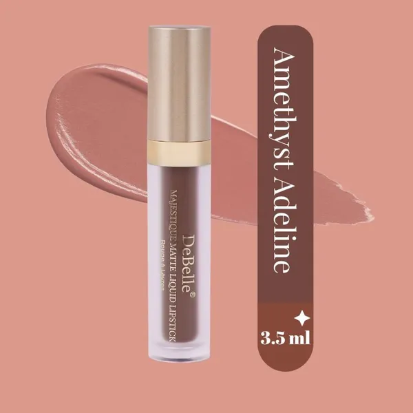 DeBelle_Majestique_Matte_Liquid_Lipstick_Amethyst_Adeline_Mauve_Enriched_With_Hyaluronic_Acid_And_Shea_Butter_3.5_Ml