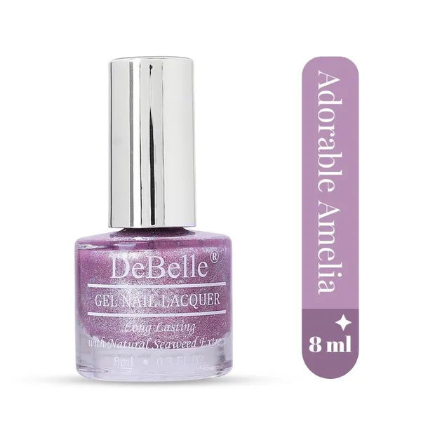 DeBelle_Gel_Nail_Lacquer_Adorable_Amelia_Purple_With_Pink_Glitter_8_Ml