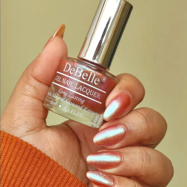 DeBelle_Gel_Nail_Lacquer_Ambitious_Ariel_Brown_With_Shimmering_Blue_Green_Glitter_8_Ml