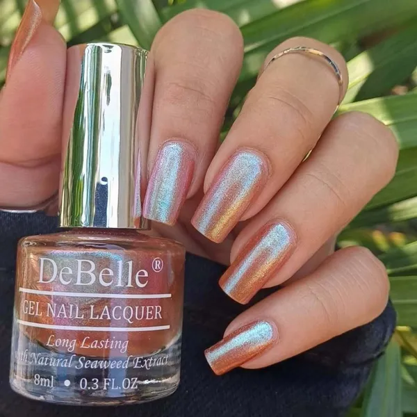 DeBelle_Gel_Nail_Lacquer_Ambitious_Ariel_Brown_With_Shimmering_Blue_Green_Glitter_8_Ml