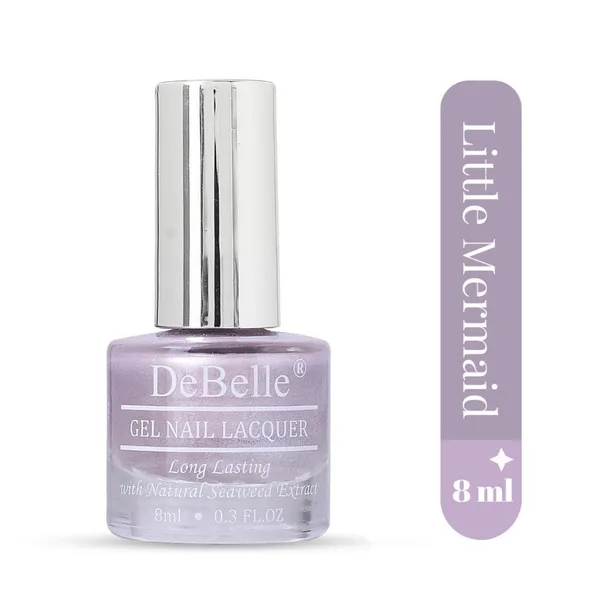 DeBelle_Gel_Nail_Lacquer_Little_Mermaid_Metallic_Pearl_Pink_With_Silver_8_Ml