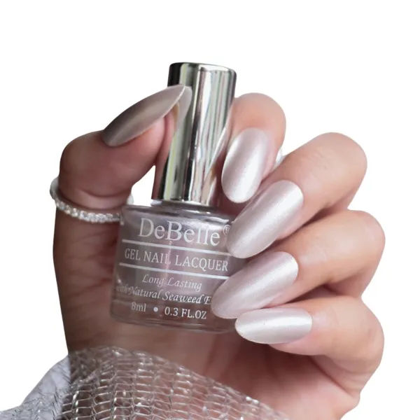 DeBelle_Gel_Nail_Lacquer_Little_Mermaid_Metallic_Pearl_Pink_With_Silver_8_Ml
