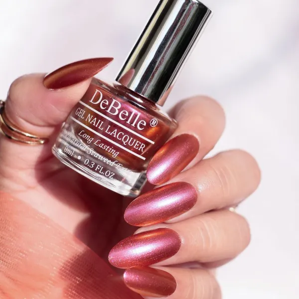 DeBelle_Gel_Nail_Lacquer_Queen_Athena_Pink_Gold_8_Ml
