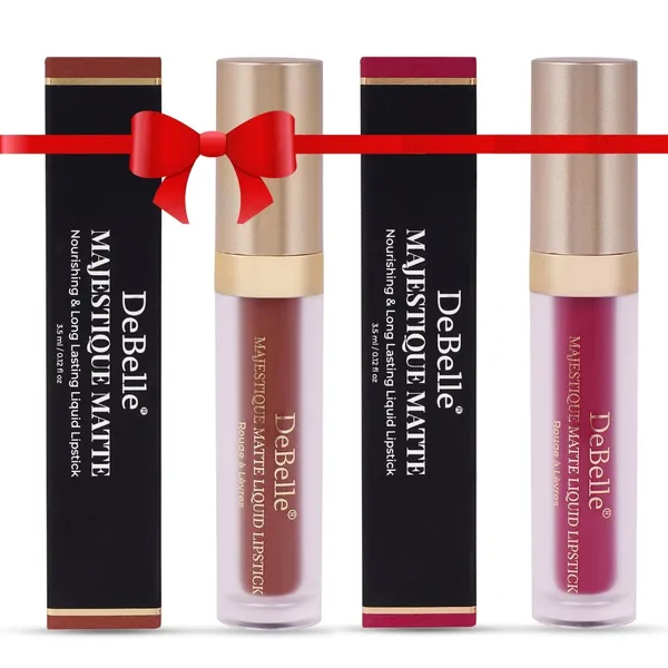 DeBelle_Majestique_Matte_Liquid_Lipstick_Combo_Of_2_Matte_Finish_Stays_Upto_7_Hours_Transfer_Free_Smudge_Waterproof_Lightweight_Bronze_Bernadette_Cabernet_Gabrielle