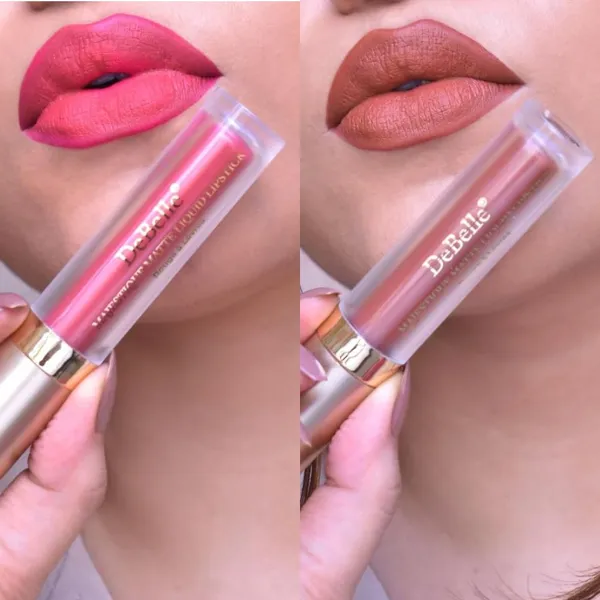 DeBelle_Majestique_Matte_Liquid_Lipstick_Combo_Of_2_Matte_Finish_Stays_Upto_7_Hours_Transfer_Free_Smudge_Waterproof_Lightweight_Bronze_Bernadette_Cabernet_Gabrielle