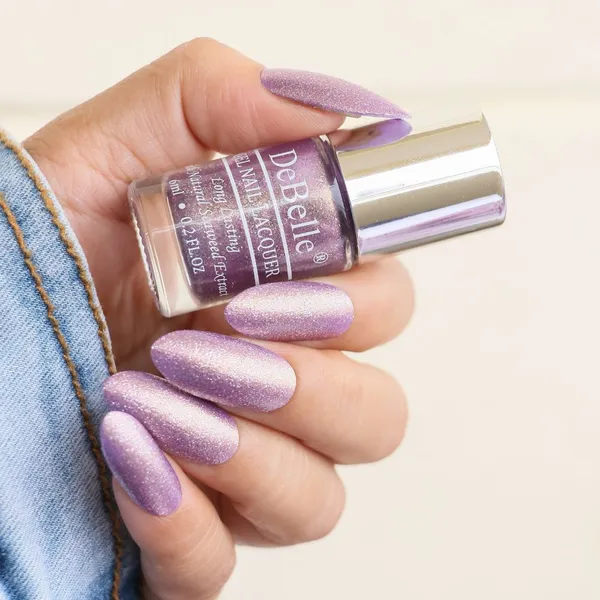 DeBelle_Mini_Nail_Polish_Combo_Offer_Pack_Of_4_Appealing_Aura_Poise_Nicole_Awesome_Andrea_Delightful_Daphne_24_Ml_6_Ml_Each