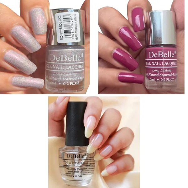 DeBelle_Gel_Nail_Polish_Nail_Care_Combo_Awesome_Andrea_Magnetic_Maya_Top_Base_Coat