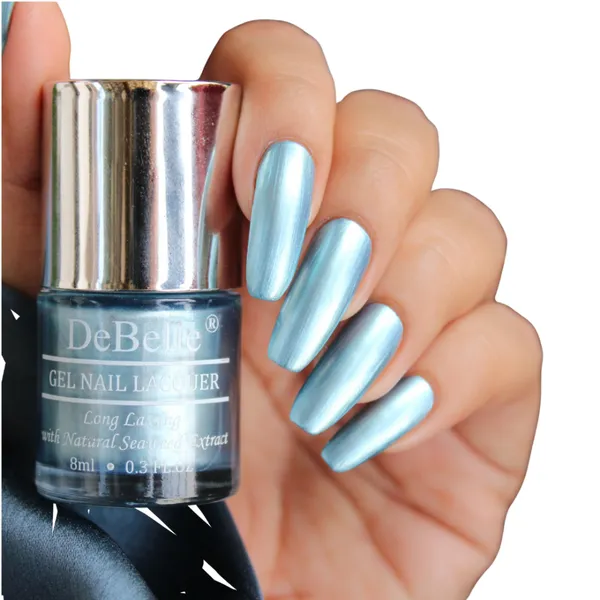 DeBelle_Gel_Nail_Lacquer_Aqua_Frenzy_Metallic_Light_Blue_Nail_Polish_8_Ml