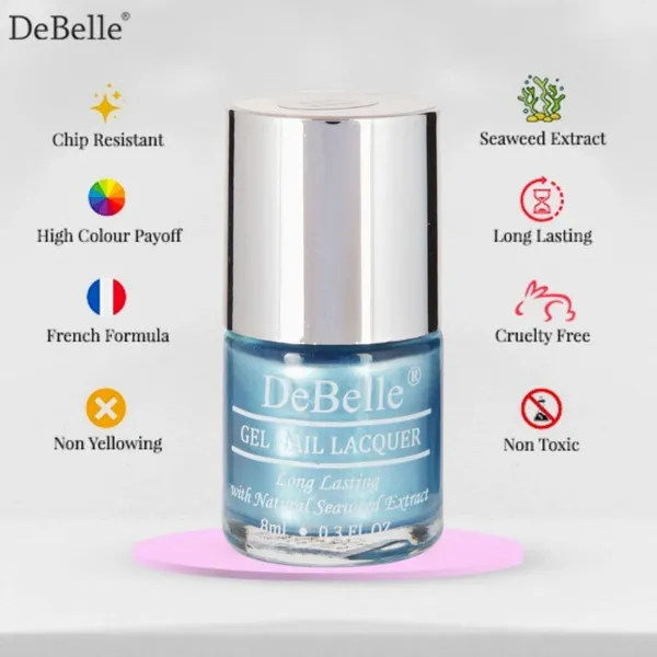 DeBelle_Gel_Nail_Lacquer_Aqua_Frenzy_Metallic_Light_Blue_Nail_Polish_8_Ml