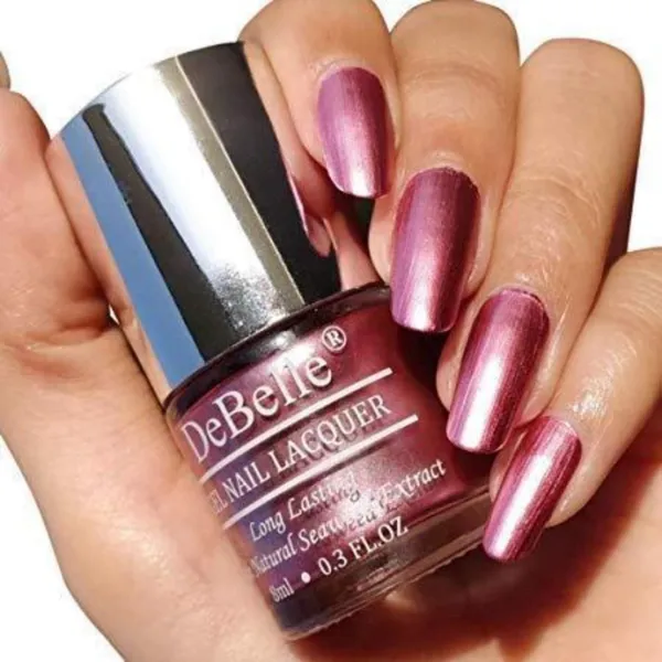 DeBelle_Gel_Nail_Lacquer_Chrome_Glaze_Metallic_Pink_Nail_Polish_8_Ml
