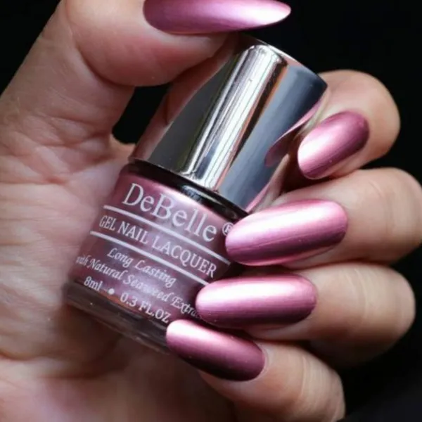 DeBelle_Gel_Nail_Lacquer_Chrome_Glaze_Metallic_Pink_Nail_Polish_8_Ml