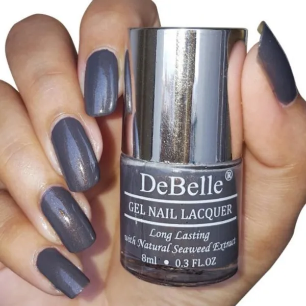 DeBelle_Gel_Nail_Lacquer_Copper_Glaze_Dark_Grey_With_Copper_Specks_Nail_Polish_8_Ml