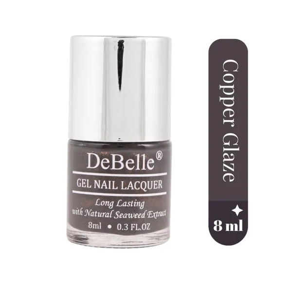 DeBelle_Gel_Nail_Lacquer_Combo_Set_Of_3_Copper_Glaze_Dark_Grey_Majestique_Mauve_Mauve_Miss_Bliss_Pink