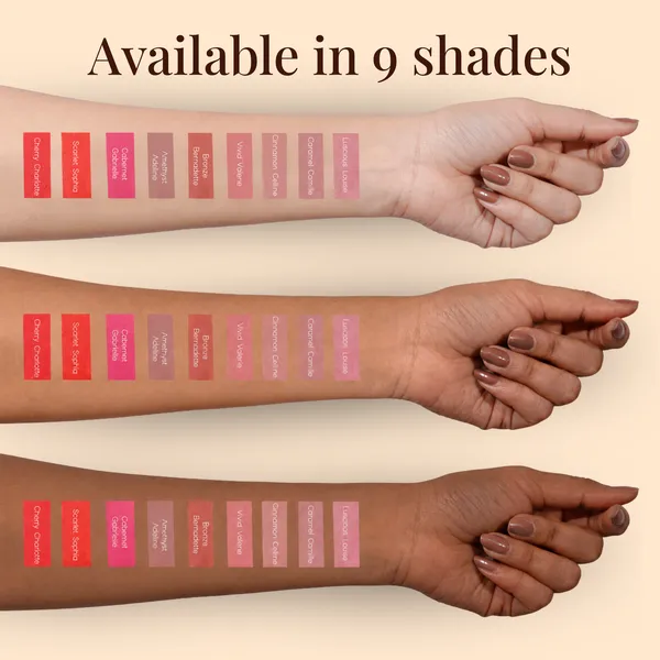 DeBelle_Majestique_Matte_Liquid_Lipstick_Bronze_Bernadette_Dark_Walnut_Brown_Enriched_With_Hyaluronic_Acid_And_Shea_Butter_3.5_Ml