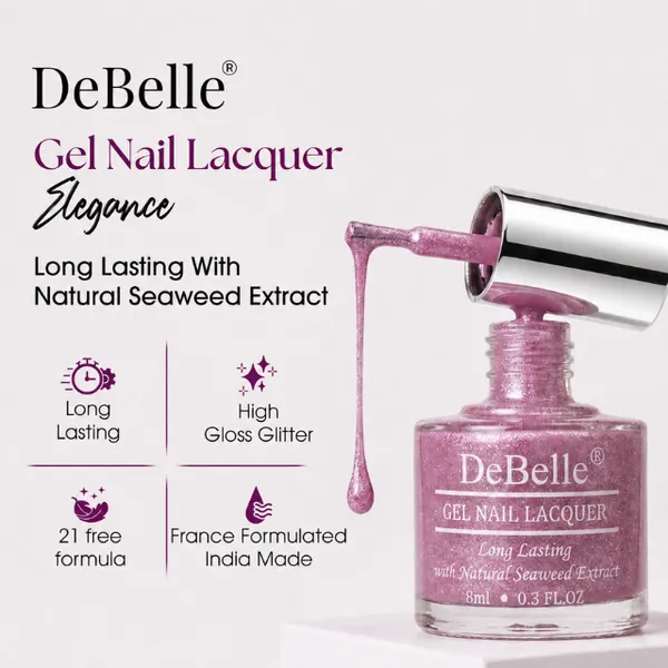 DeBelle_Gel_Nail_Lacquer_Ophelia_Lavender_With_Holo_Glitter_Nail_Polish_8_Ml