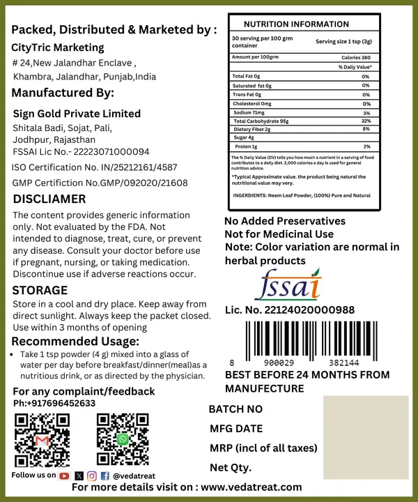 Neem_Leaf_Powder_Pure_Natural_Azadirachta_Indica_Powder_For_Skin_Clarity_Anti_Bacterial_Protection_And_Holistic_Health_Pack_Of_2