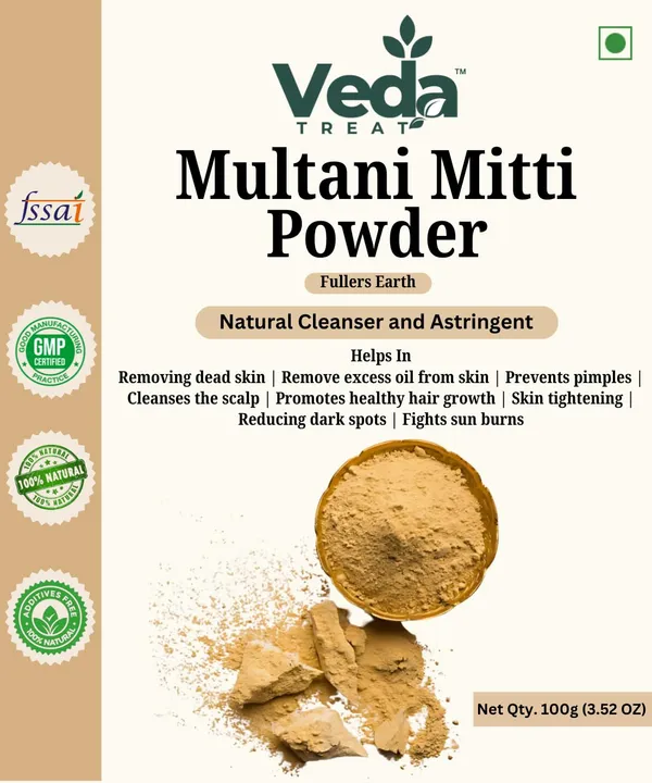 Multani_Mitti_Pure_Natural_Fuller_Earth_Clay_Face_Hair_Pack_For_Beauty_Care_100_G_Unisex_Herbal_Powder_Pack_Of_2