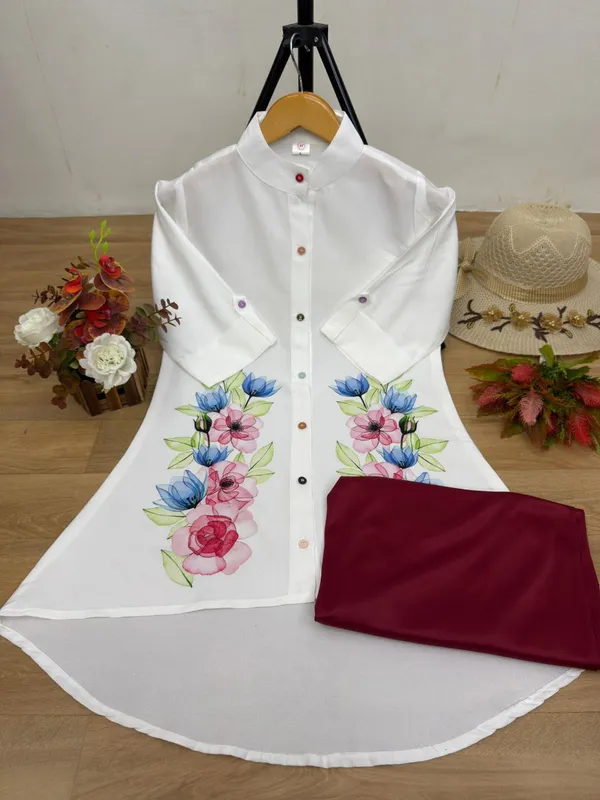 Tunic_Floral_Top_With_Maroon_Palazzo_Pants