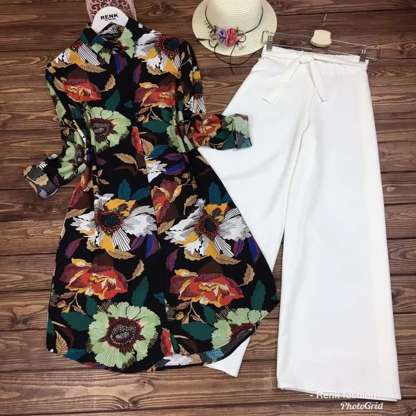 Dark_Floral_Printed_Top_With_Palazzo_Pants