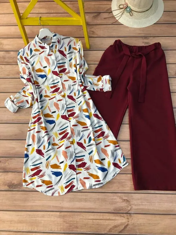 Maroon_Abstract_Printed_Top_With_Palazzo_Pants