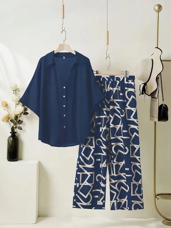 Blue_Top_With_Abstract_Printed_Palazzo_Pants