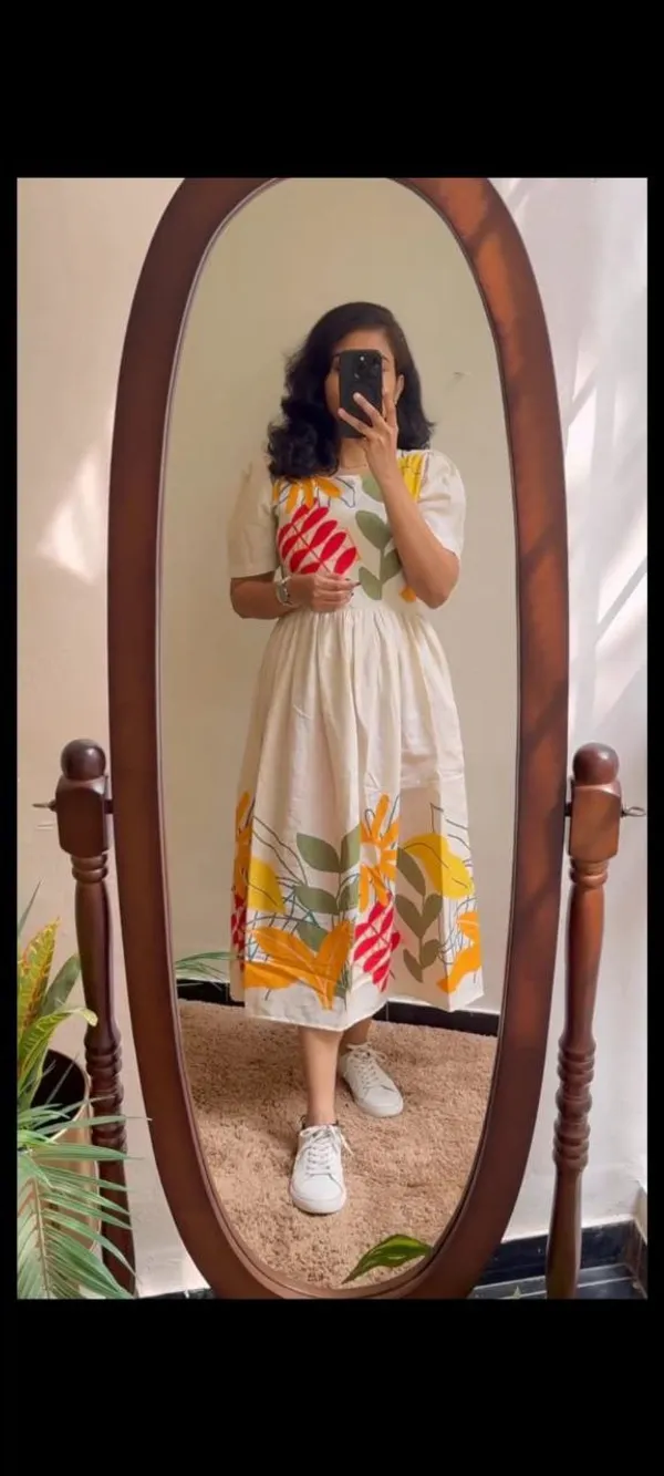 Cream_Floral_Cotton_Printed_Casual_Trending_Midi_Dress