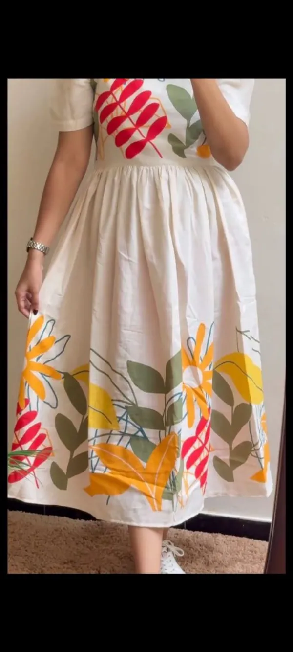 Cream_Floral_Cotton_Printed_Casual_Trending_Midi_Dress