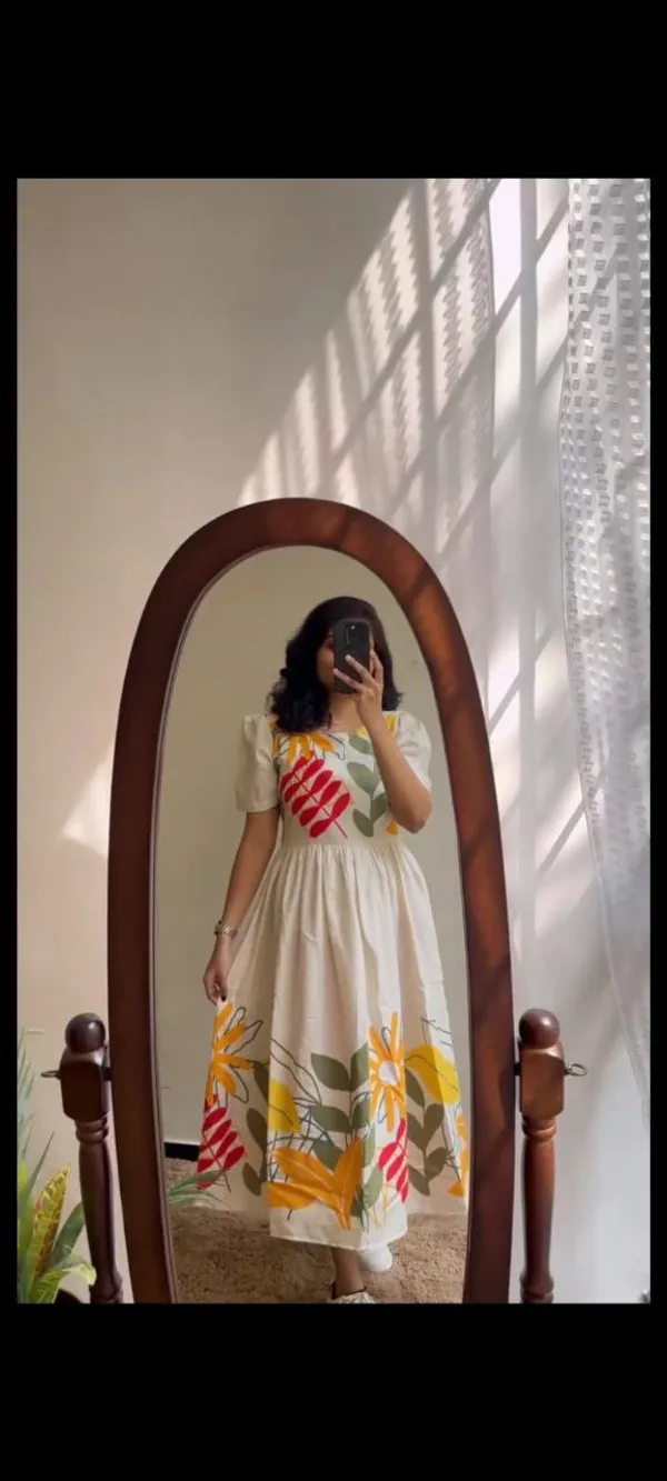 Cream_Floral_Cotton_Printed_Casual_Trending_Midi_Dress