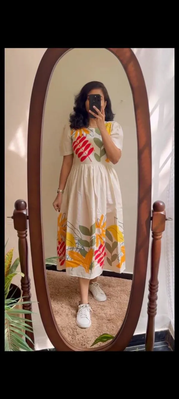 Cream_Floral_Cotton_Printed_Casual_Trending_Midi_Dress