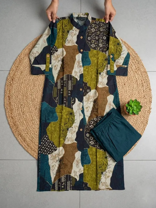 Pearl_Teal_Sunshine_kurta_set