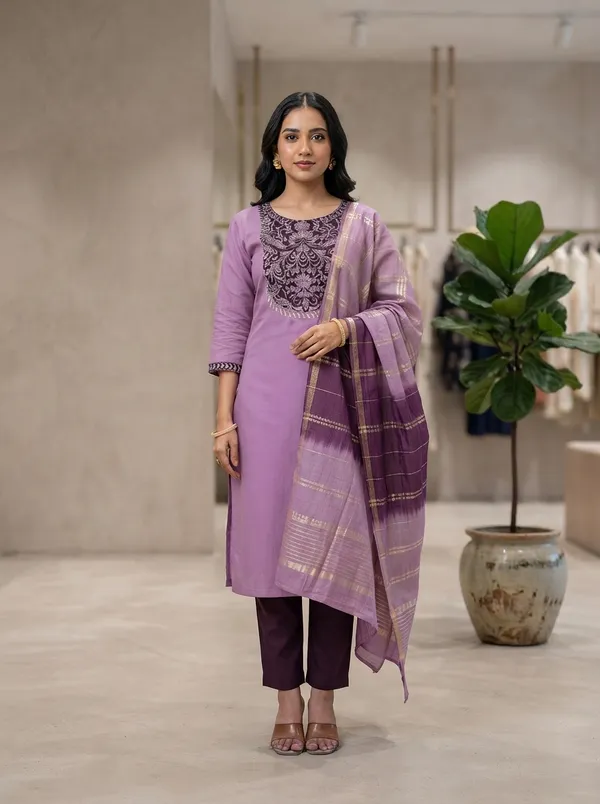 Lavender_Grace_Embroidered_Kurta_Set_with_dupatta