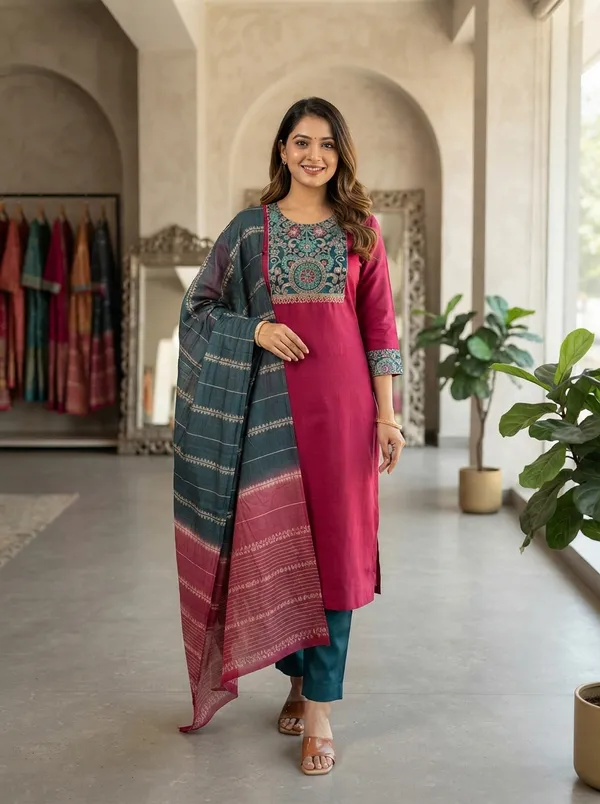 Rani_Pink_Grace_Embroidered_Kurta_Set_with_dupatta