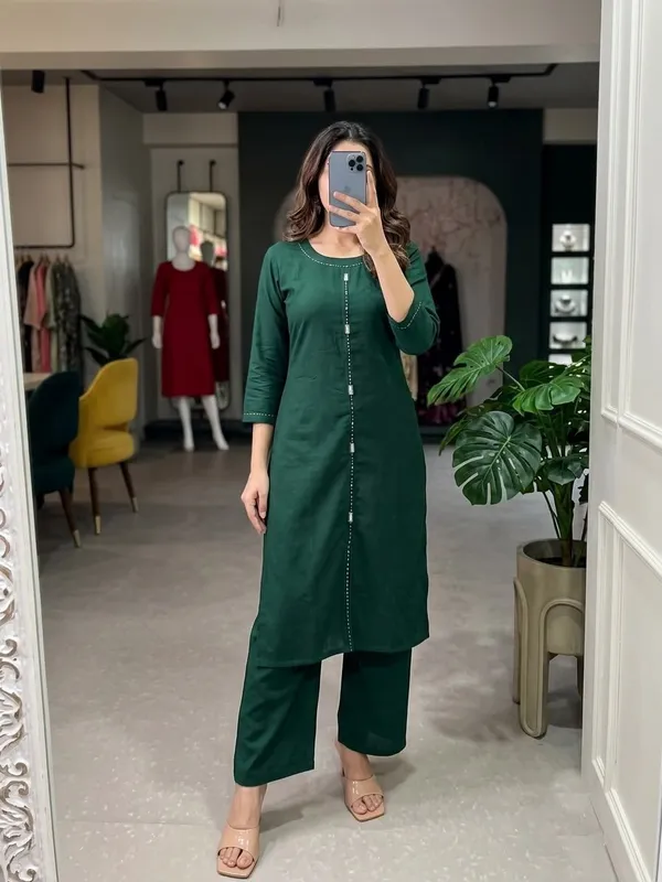 Emerald_Green_Premium_Easy_breezy_Co-ord_sets