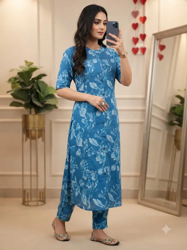 Royal_Blue_floral_print_Co-ord_Sets