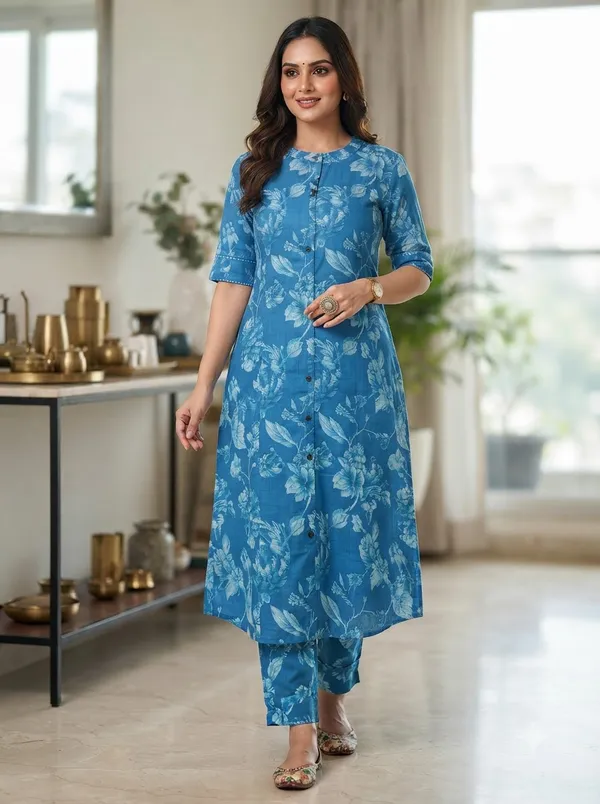 Royal_Blue_floral_print_Co-ord_Sets
