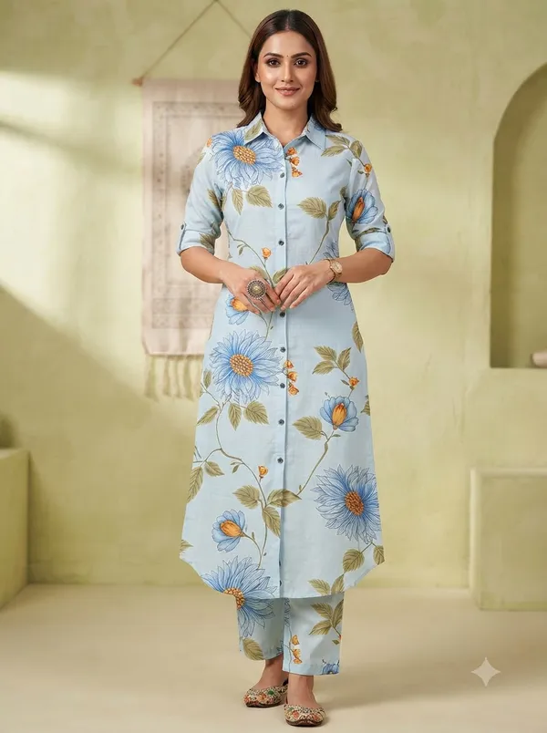 Sky_Blue_with_floral_print_Co-ord_Sets