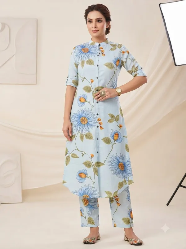 Sky_Blue_with_floral_print_Co-ord_Sets