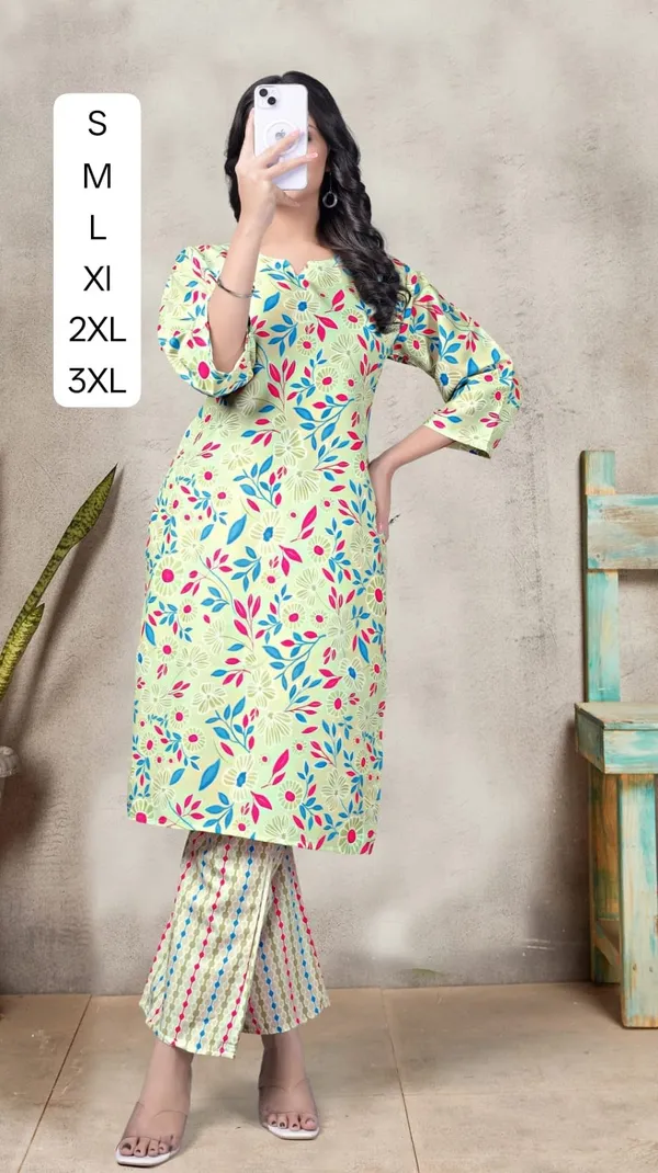 Cream_with_multicolour_floral_print_Co-ord_Sets