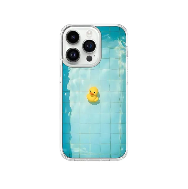 Swimming_Pool_Phone_Case_with_Rubber_Duck_-_Clear_Protective_Cover_for_iPhone