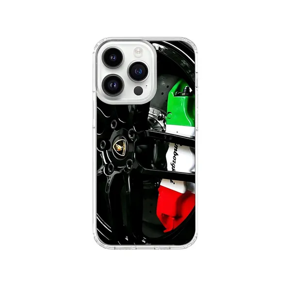 Italian_Flag_Sports_Car_Themed_Clear_Phone_Case_for_iPhone