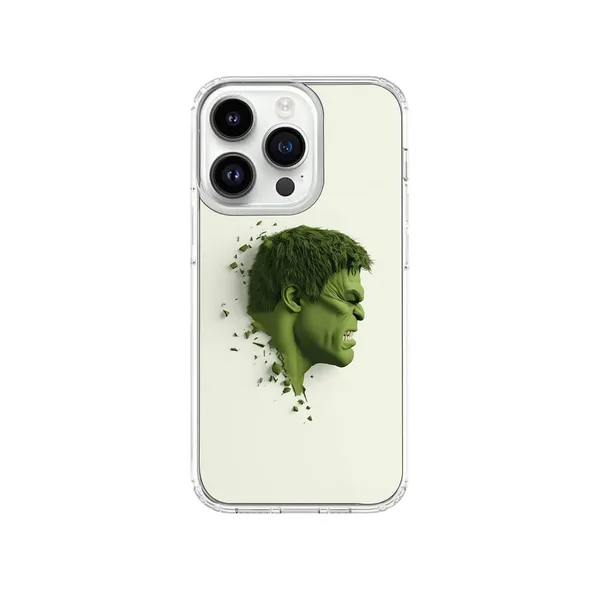 Creative_Hulk_Face_Art_Clear_iPhone_Case