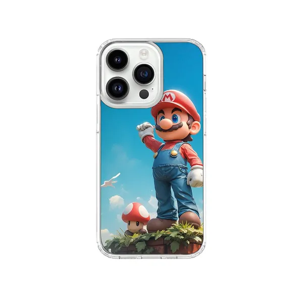 Super_Mario_Transparent_Hard_Case_for_iPhone_-_Gaming_Character_Design_with_Reinforced_Corners