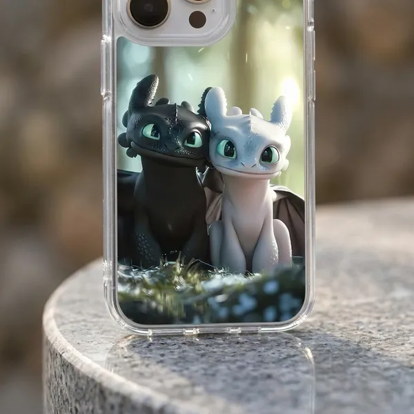 Cute_Dragon_Couple_Transparent_iPhone_Case_-_Toothless_&_Light_Fury_Design