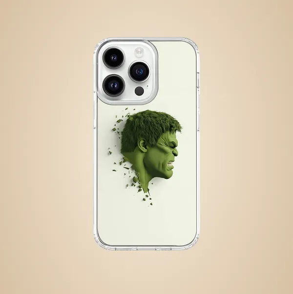 Creative_Hulk_Face_Art_Clear_iPhone_Case